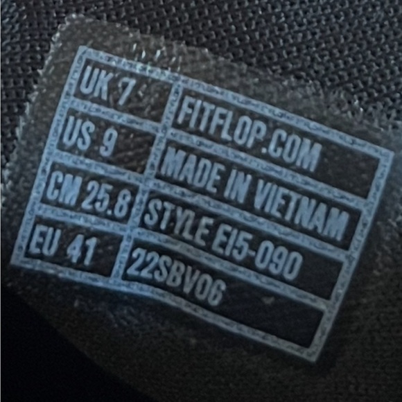 FitFlop Black Leather Chelsea Boots – Size US 9 / EU 41 Comfort Technology - Picture 6 of 7